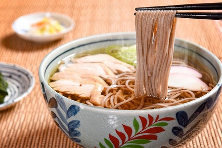 製麺所こだわり 山形の田舎そば「小沢部そば(乾麺)」 24束（48人前） 大沼製麺所 【 お取り寄せ 備蓄 小分け 個包装 常温 保存 便利 ご当地 グルメ 土産 特産 名物 蕎麦 東北 山形県 ざる