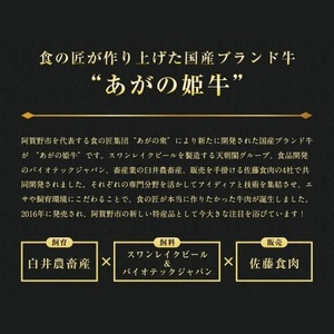 あがの姫牛 ヒレステーキ 100g×3枚 牛肉 赤身肉 肉質柔らか 上質な赤身 メス牛 バランスのいいサシ まろやかな口当たり 1D13019