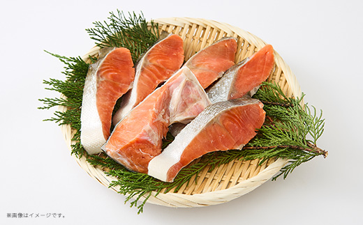 【正規品】天然紅鮭 厚切り切身500g(5〜7切)【配送不可地域：離島】【1697807】