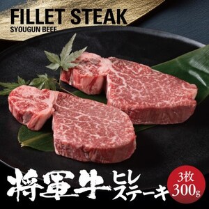 【将軍牛】特選ヒレステーキ 300g【配送不可地域：離島】【1653413】