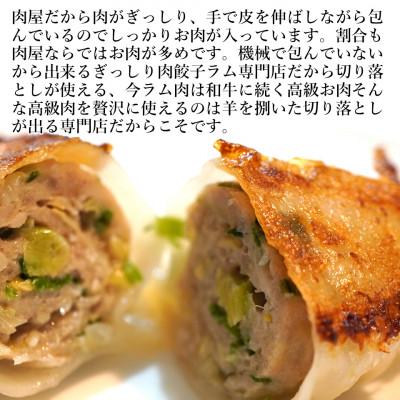 ふるさと納税 室蘭市 ラム肉専門店の作った手作りラム餃子　40個 |  | 03