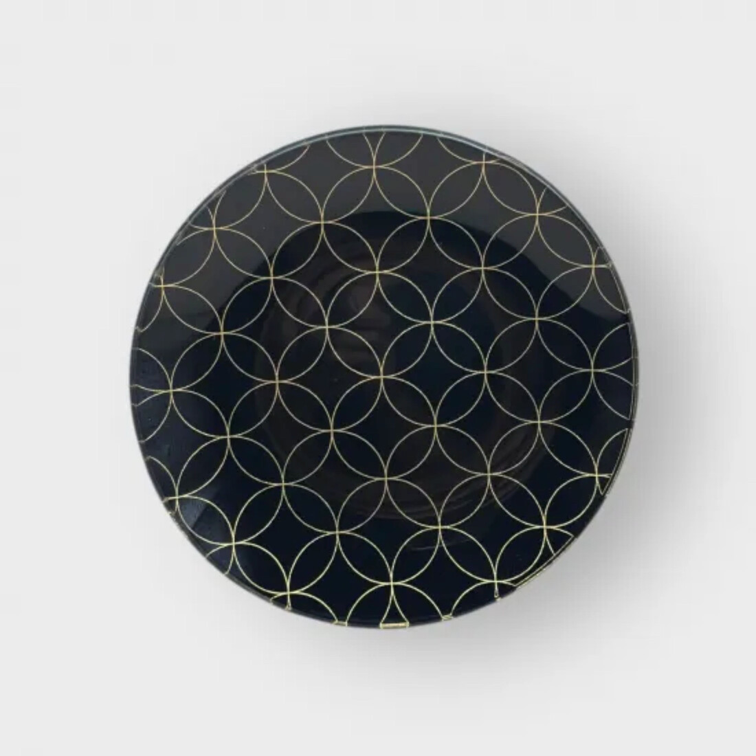 丸小皿 金七宝つなぎ 漆黒 ［NF151］ 303446_CU90071VC02