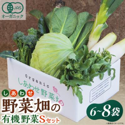 ふるさと納税 掛川市 しあわせ野菜畑の有機野菜　Sセット　(安心の有機JAS認証　旬のオーガニック野菜　農場直送便)