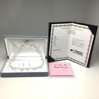 ふるさと納税 志摩市 アコヤ真珠ネックレス・イヤリングセット  7.0〜7.5ミリ　ホワイト・ホワイトピンク系高品質パール |  | 03