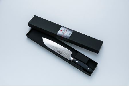 ダマスカス包丁 彩雲 2本セット（ペティナイフ120ｍｍ、三徳）　H50-14 【最長8ヶ月を目安に配送】