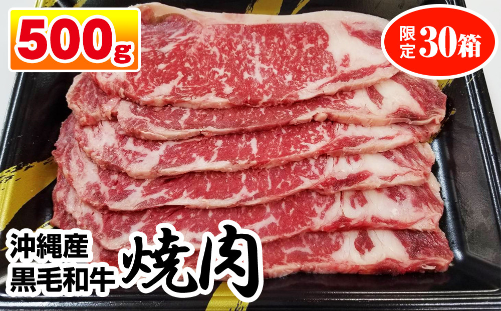 
沖縄産黒毛和牛　サーロイン　焼肉　500g
