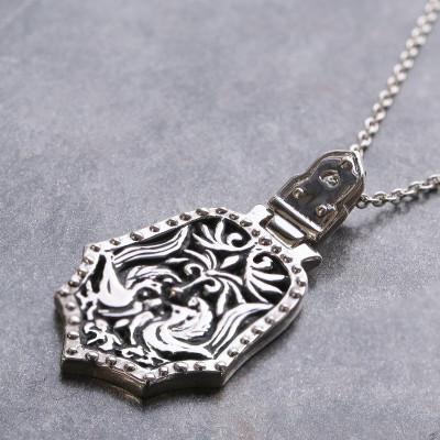 ふるさと納税 山梨県 【Do_goods】古墳時代の造形美　藤ノ木古墳モデル杏葉ネックレス  659-875-W |  | 02