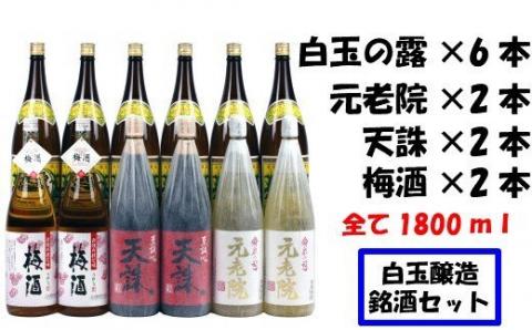 №8001-1【魔王の蔵元】白玉醸造の銘酒12本セット