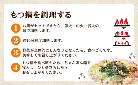 あか牛もつ鍋セット《60日以内に出荷予定(土日祝除く)》三協畜産 あか牛 もつ鍋