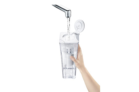 クリンスイポット型浄水器 CP012（0.9Lコンパクトモデル）ポット型 ろ過