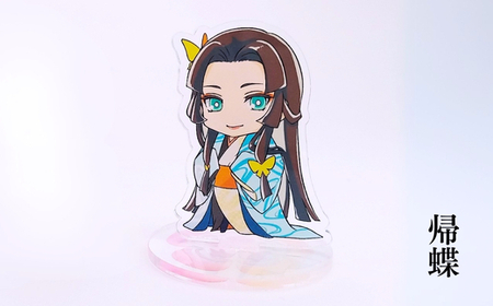 【アクリルスタンド】戦国最強カップル（信長（マント開く）　帰蝶） 豆本おまけ付