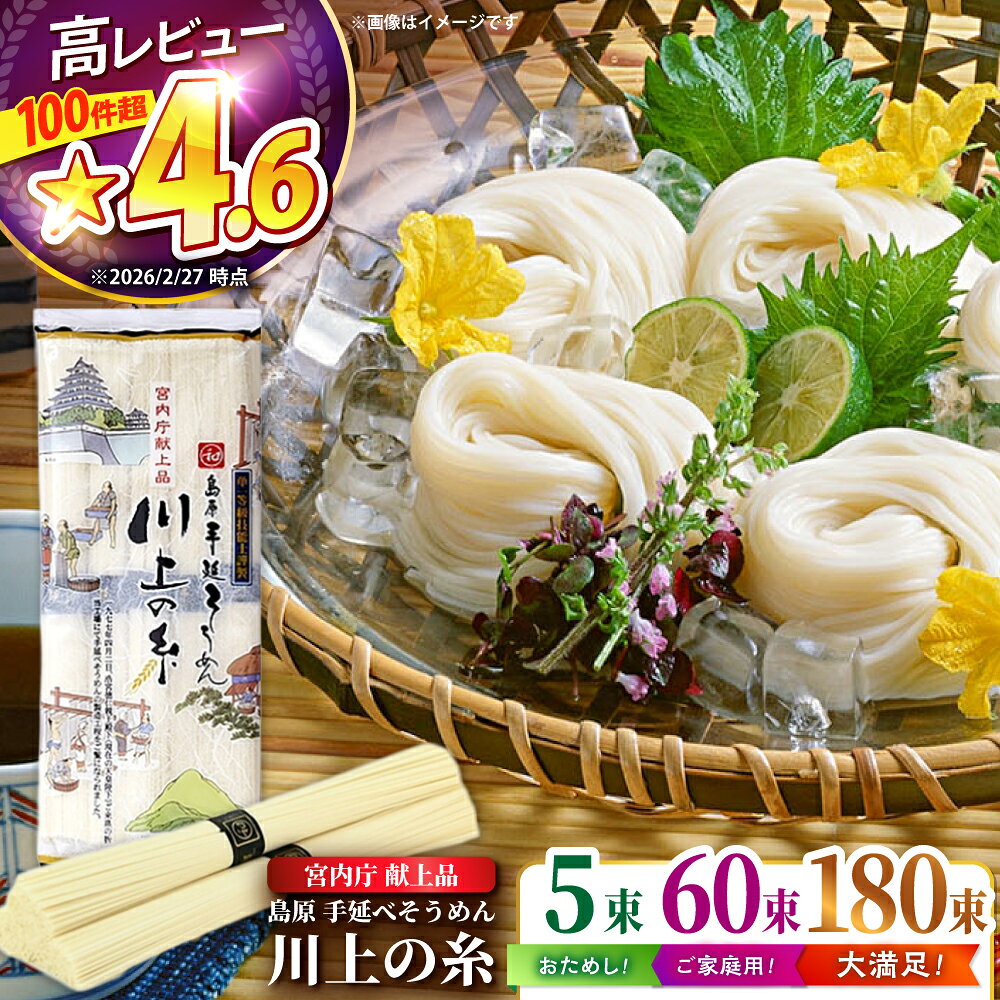 【ふるさと納税】【宮内庁献上品】島原手延べそうめん 川上の糸 250g 3kg 9kg / そうめん 素麺 手延べそうめん 島原そうめん 麺 素麺 小分け 内容量が選べる / 南島原市 / 川上製麺 [SCM028]
