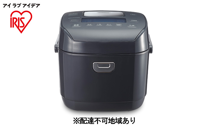 アイリスオーヤマ 米屋の旨み銘柄炊き圧力IHジャー炊飯器 5.5合 RC-PDA50-B ブラック