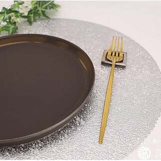 有田焼 ブロンズゴールドプレート＋角リング箸置き（深海三龍堂） 食器 おしゃれ プレート お皿 シンプル モダン 金善 陶悦 A15-241_イメージ4