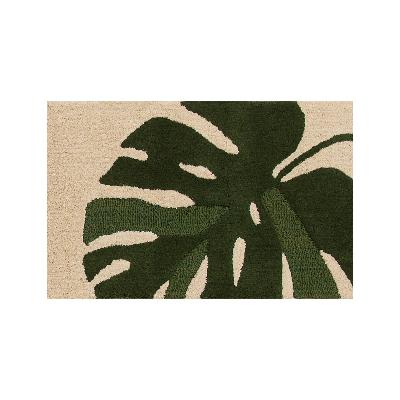 ふるさと納税 小野市 M+home モンステラ インテリアマット 55×85cm