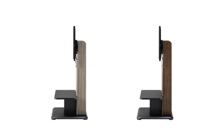 朝日木材 キャスター付きフロアスタンド　グレージュ（DCKスタイル）≪DCK-1280FS-GB≫ 家具 シンプル テレビスタンド TVスタンド キャスタ付 キャスター付 フロアスタンド 壁掛け リビ