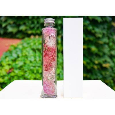 ふるさと納税 芦別市 お花屋さんの手作りハーバリウム*pink