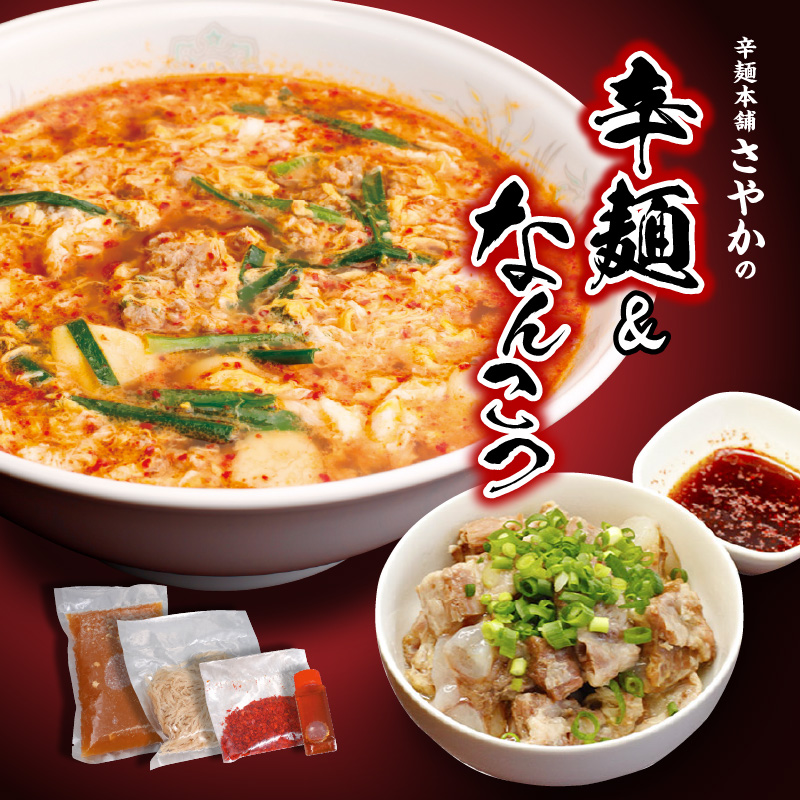 辛麺 6食分＆なんこつ3セット N040-YB923
