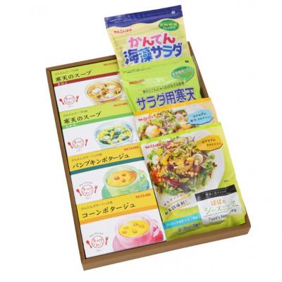 ふるさと納税 伊那市 かんてんぱぱ　スープサラダセット