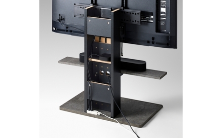 朝日木材 壁寄せテレビスタンド  ブラウン ≪PLW-1210TV-MB≫ テレビスタンド TVスタンド テレビラック 壁寄せスタンド おしゃれ シンプル インテリア 角度調整可能 チルト機能 家具 