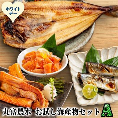 ふるさと納税 紋別市 【ホワイトデー】丸富農水お試し海産物セットA