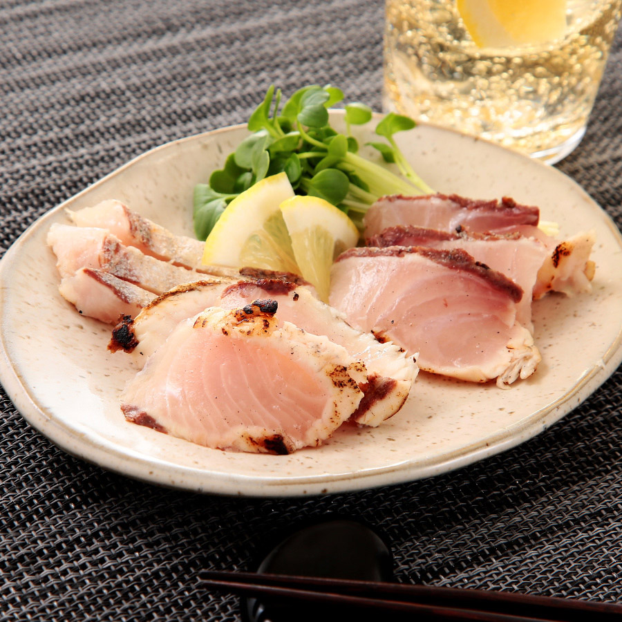 かんぱちスライス（刺身・炙り）　5組