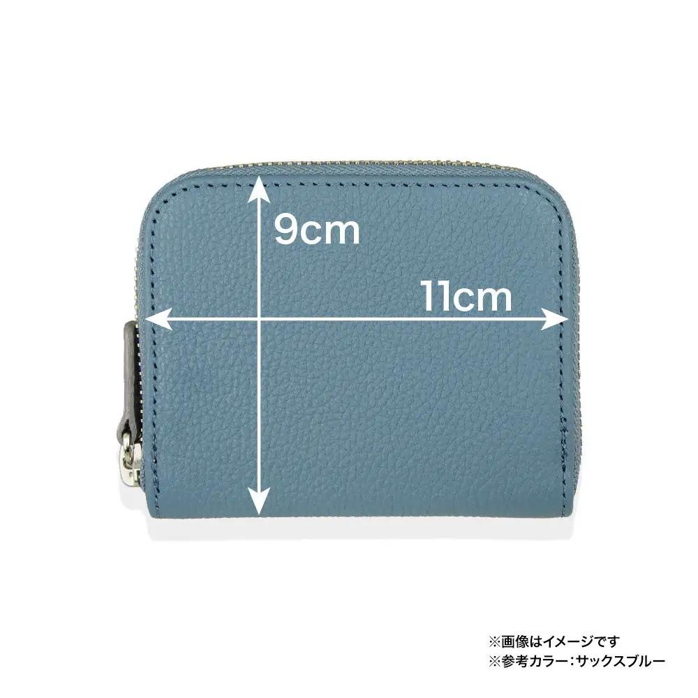FUKUNARY 広島レザー 本革 牛革 ミニマム財布 フォレストグリーン HL008