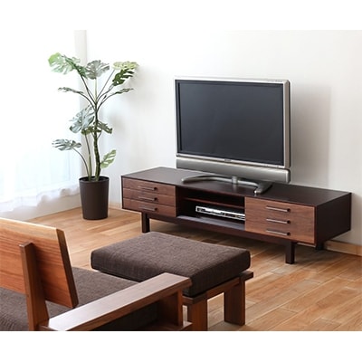 旭川家具 クリエイトファニチャー W＆B(ダブルアンドビー) TVローボード_00941【配送不可地域：離島・沖縄】【1155173】