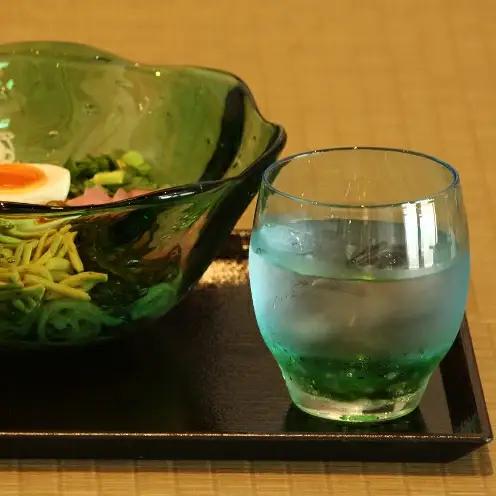 【RYUKYU GLASS WORKS 海風】バドロック＜緑＞