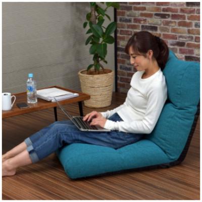 ふるさと納税 北広島町 座椅子キタヒロカブール(インディゴ)　環境にやさしい座椅子 |  | 02