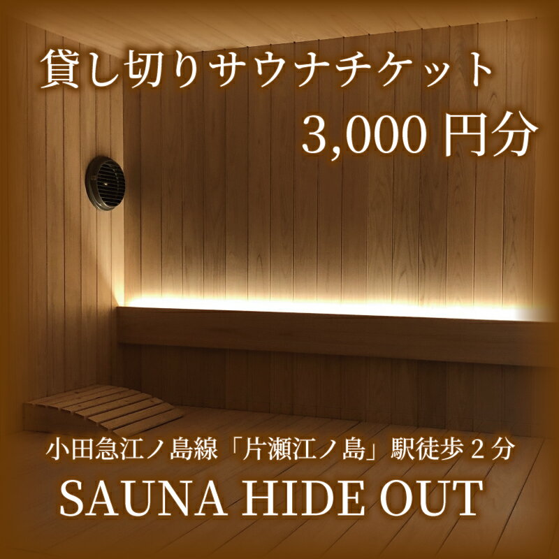 【ふるさと納税】 サウナ 貸切 チケット 貸し切り 貸切サウナ プライベートサウナ さうな かしきり 片瀬 江の島 片瀬海岸 藤沢 神奈川 関東 クーポン券 利用チケット 利用券 商品券 首都圏 割引 ギフト券 プレゼント ギフト 券 旅行 観光トラベル SAUNA HIDE OUT 湘南