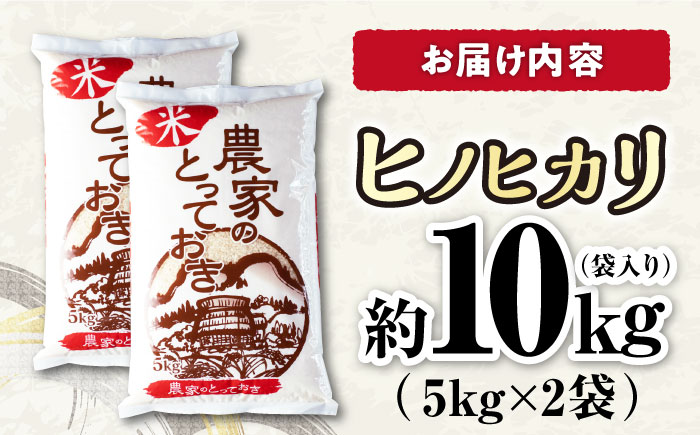 長崎県産 ヒノヒカリ 約10kg(5kg×2袋) 大村市 かとりストアー [ACAN009]