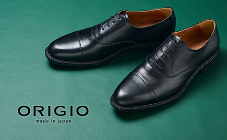 ORIGIO オリジオ 牛革ビジネスシューズ 紳士靴 ORG1000（ブラック）【ファッション・靴・シューズ・革製品・革靴】 メンズ 男性 履き心地 日本製 イタリアンレザー 柔らか しっとり 手触り 上品 光沢 耐久性 3E  26.0cm
