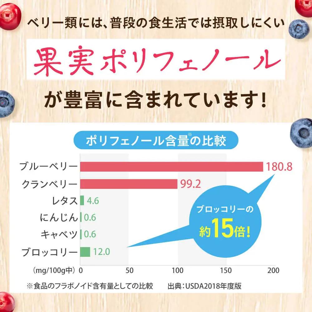 健康道場 4つのベリーの恵み 160g×30本[AOAD052]健康飲料
