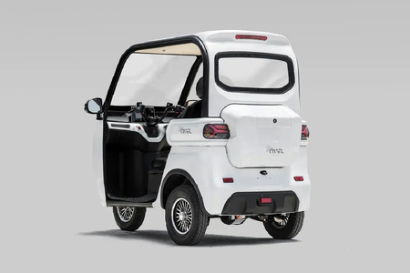 電動トゥクトゥク《VIVEL》Li POWER 2000 3人乗り ライトグレー 航続100km 電動三輪バイク [0555]