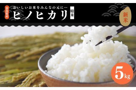 令和6年産 ヒノヒカリ 精米 5kg  奈良県産 | 米 こめ コメ お米 おこめ  ひのひかり 奈良県 平群町 ライス