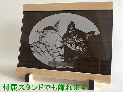写真彫刻プレート オーダーメイド 手作り 記念 贈り物 飾り インテリア