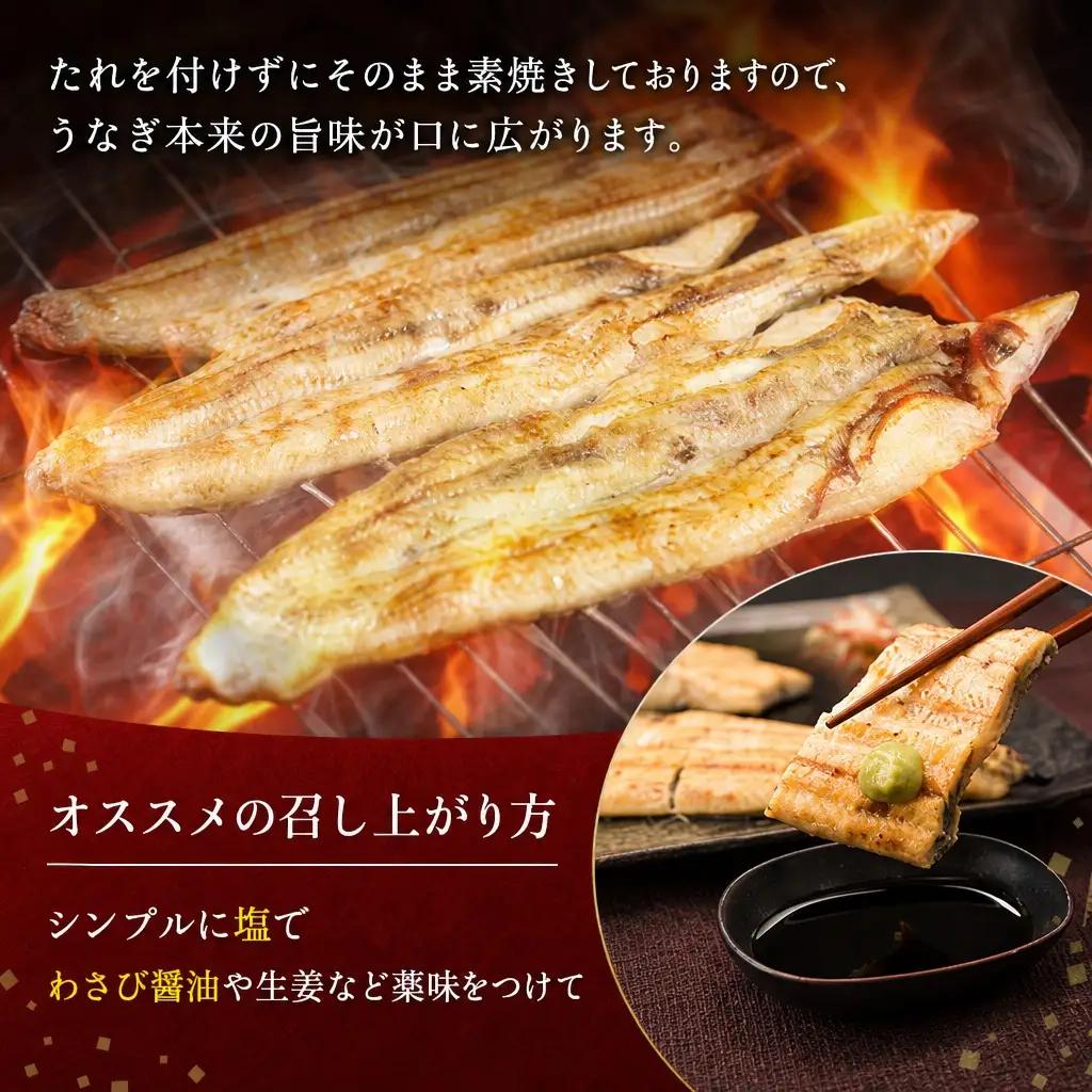 訳あり うなぎ白焼き 計1kg（4～10尾入り）不揃い バラツキ 数量限定 宮崎県産 冷凍 蒲焼タレ付 2週間以内出荷【E224】