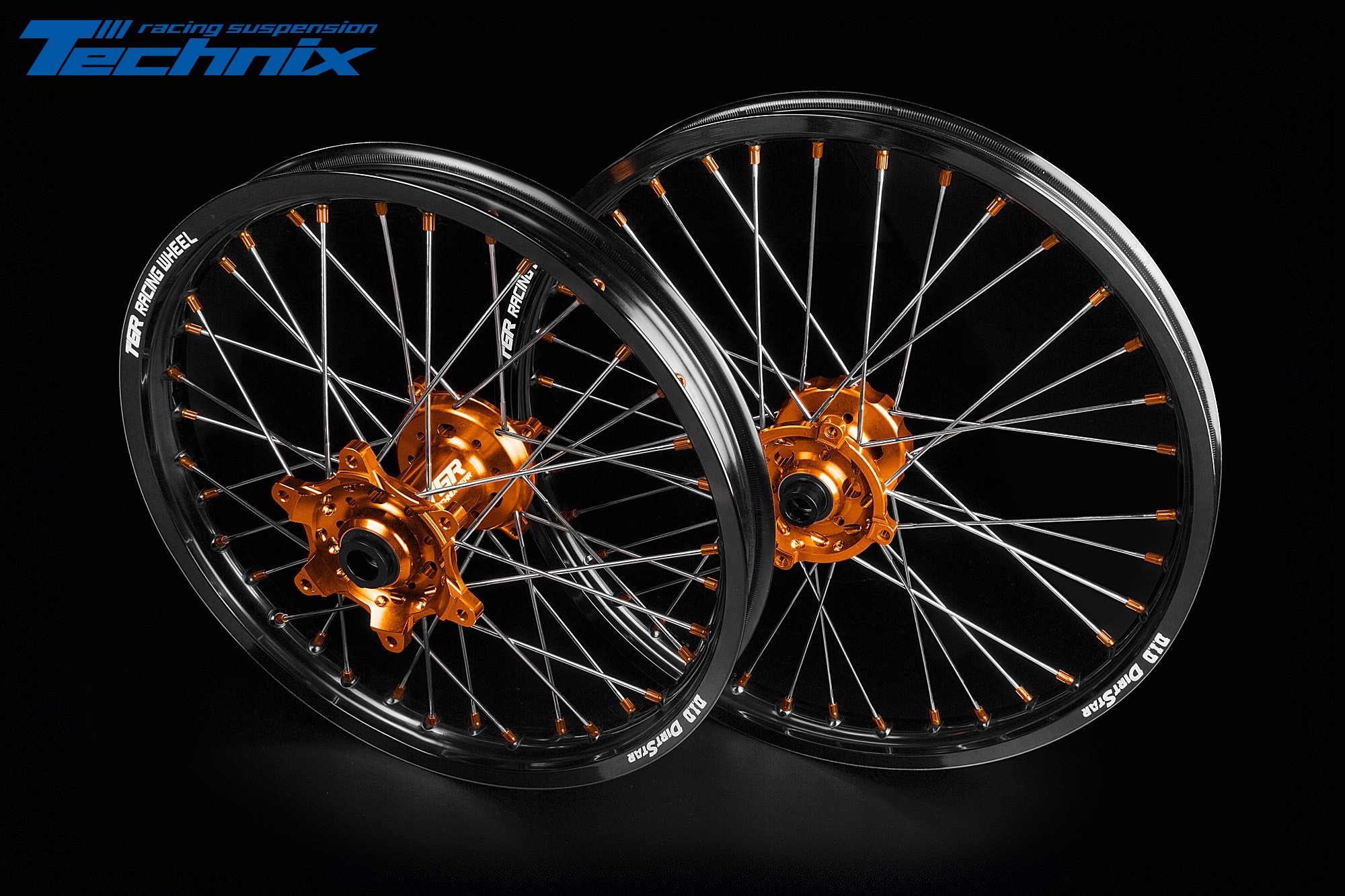TGR レーシングホイール Type-R エンデューロ for KTM EXC/EXC-F（2016年～2022年式）【埼玉県 春日部市 TGR レーシングホイール Type-R エンデューロ KTM EXC EXC-F バイク ホイール】（BR018-1）