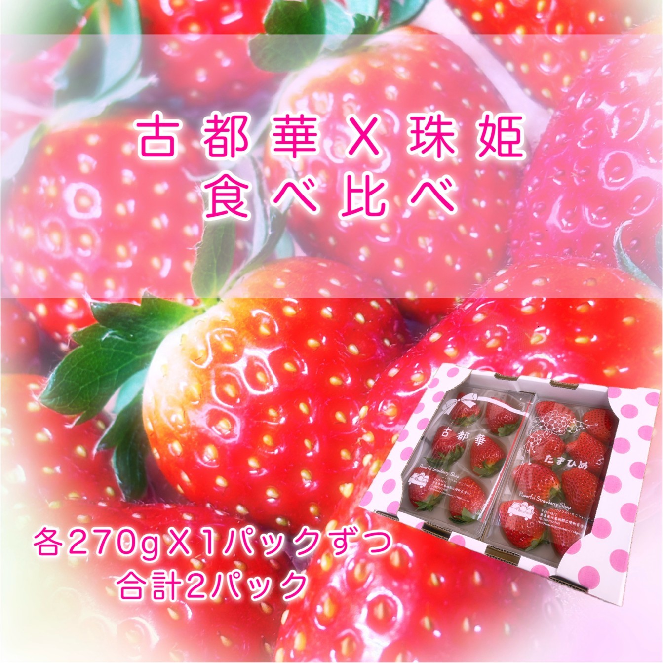 
                  いちご好きのためのいちご 奈良県ブランドいちご 「古都華」「珠姫」食べ比べセット 2027年1月発送 // いちご イチゴ 古都華 フルーツ 果物 旬 甘い 先行受付 予約
                