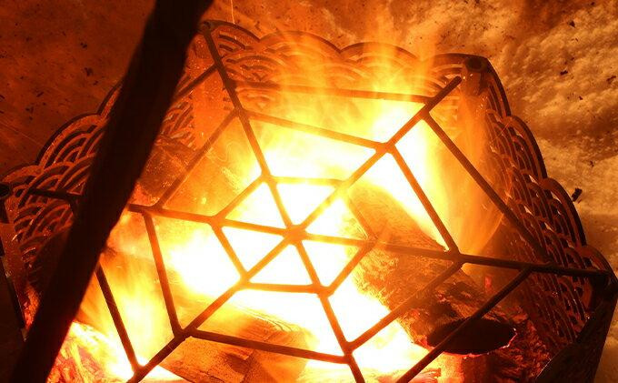 
[№5525-0709]和テイストのアイアン焚き火台『青海波』
