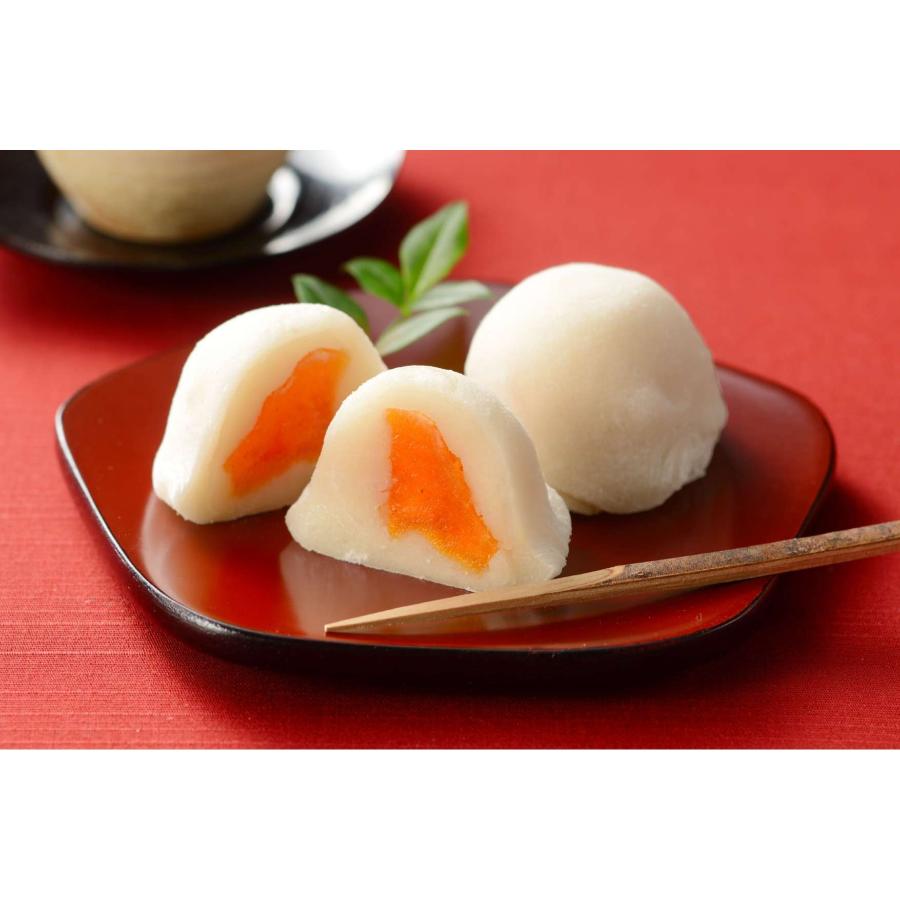 ＜しまや＞あんぽ干柿大福 ＆白とびつき　各9個入り