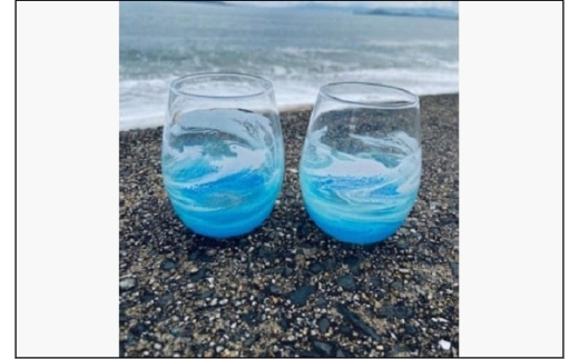 【福岡市】オーシャングラス 1個 330ml【ピンク系】