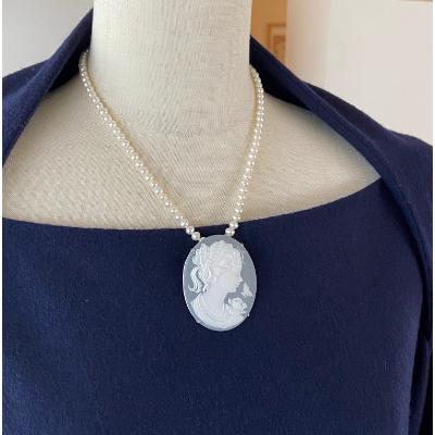 ふるさと納税 瀬戸市 【GRAND CAMEO】バタフライ ブローチ(ペンダントトップ)〈大〉 |  | 03