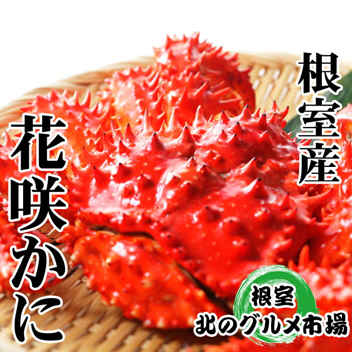 【ふるさと納税】【12月22日決済確定分まで年内配送】[北海道根室産]花咲かに400g〜550g前後×4尾 B-76030
