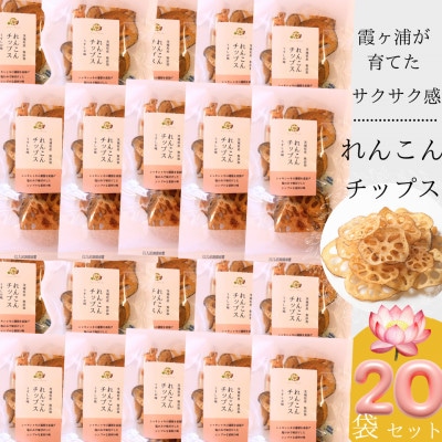 れんこんチップス 30g×20袋セット【配送不可地域：離島・沖縄県】【1735732】
