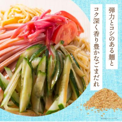 ふるさと納税 福智町 【4〜8月発送】福岡県産ラー麦 冷し中華(ごまだれ付) |  | 02