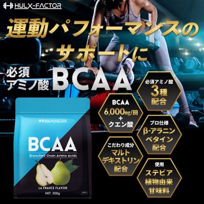 ふるさと納税 名古屋市 ハルクファクター BCAA 人工甘味料不使用 ラフランス風味 500g |  | 01