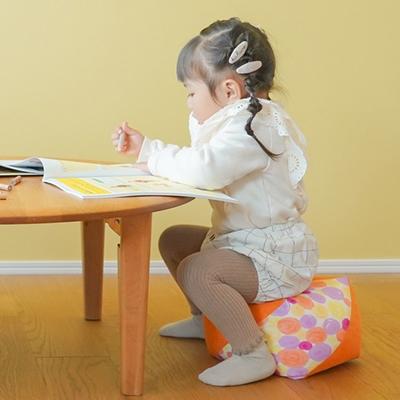 ふるさと納税 京都市 【洛中高岡屋】えがおつながる、おざぶとん『おじゃみキッズ学(がく)』(しゃぼんはる&支子) |  | 02