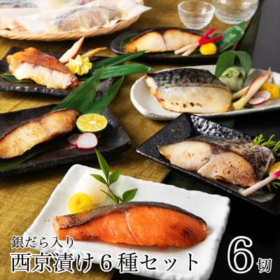 ふるさと納税 小松市 銀だら入り西京漬け6種6袋セット ※12/23までのお申込みで年内配送!